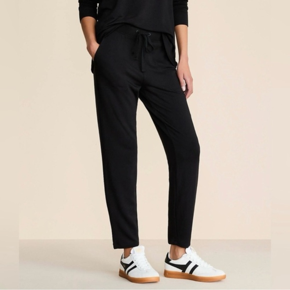 Lou & Grey for LOFT Black Cozy Signaturesoft‎ Drawstring Sweatpants XXL NWT